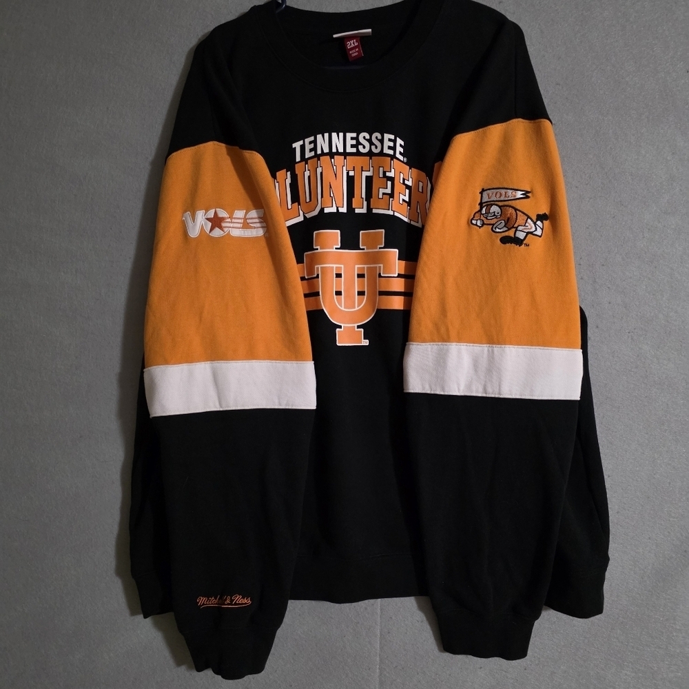 NWT Mitchell Ness Tennessee Volunteers All Over 3.0 Pullover Size 2XL - Picture 9 of 12